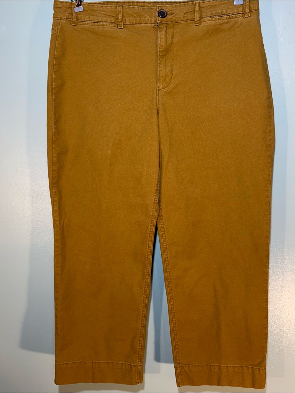 Old Navy Pixie ankle pants Mustard Chino style